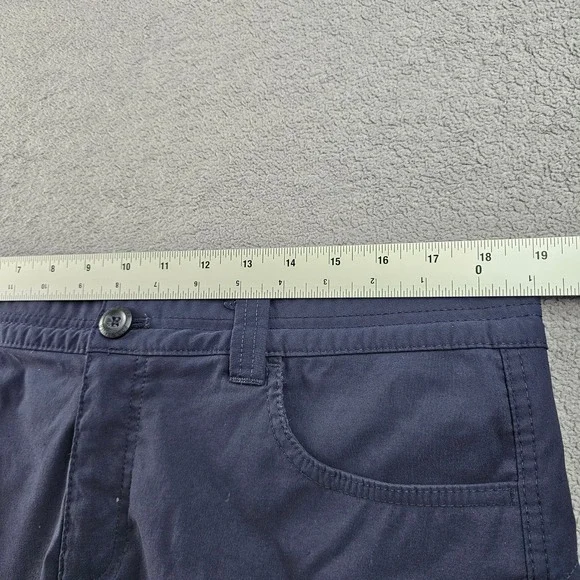 Eddie Bauer Cargo Shorts Women's 16 Navy Nylon Stretch Casual Mid-Rise Outdoor‎ - Picture 6 of 11